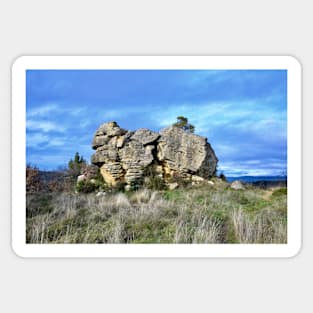 Southern France Landscape / Swiss Artwork Photography Sticker